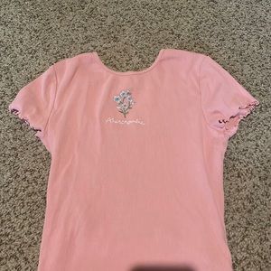 Pink Abercrombie and Fitch Crop Top